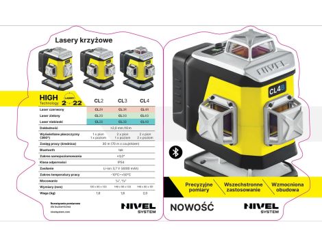 NIVEL SYSTEM LASER KRZYŻOWY CL3B