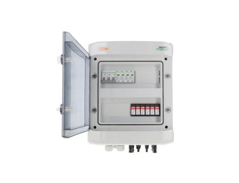 Rozdzielnica przyłączeniow DC+AC z ogranicz. prze. 1000V typu 1+2, 2x łańcuch PV, 2x MPPT // ogr. AC typ 2, 16A 3-F, SH-696 DCAC