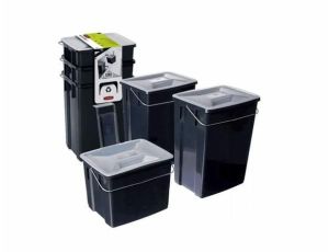CURVER ZESTAW KOSZY DO SEGREGACJI ŚMIECI 3szt 2x10L+6L