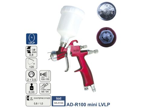 ADLER PISTOLET LAKIERNICZY LVLP 0.8mm - 2