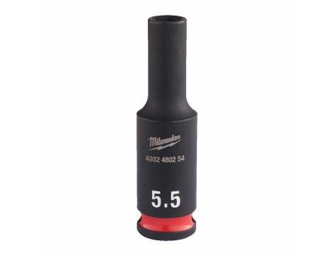 MILWAUKEE NASADKA UDAROWA DŁUGA 1/4"  5.5mm SHOCKWAVE
