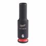 MILWAUKEE NASADKA UDAROWA DŁUGA 1/4"  6mm SHOCKWAVE - 2