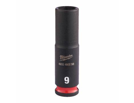 MILWAUKEE NASADKA UDAROWA DŁUGA 1/4"  9mm SHOCKWAVE