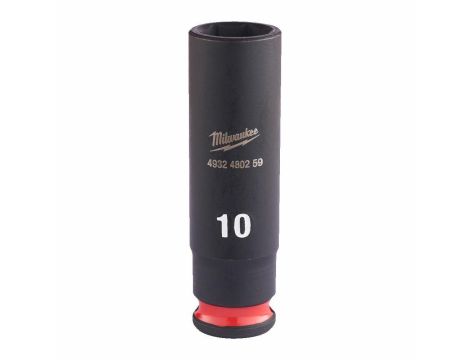 MILWAUKEE NASADKA UDAROWA DŁUGA 1/4" 10mm SHOCKWAVE