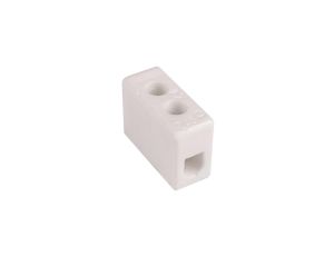 Złączka gwintowa porcelanowa szkliwiona 2,5 mm 1 tor biała CPO 1-2.5 80015516 /20szt./