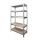 DRABEST REGAŁ MAGAZYNOWY STALOWY WCISKANY 5 PÓŁEK 120kg 1800x900x400