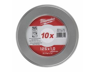 MILWAUKEE TARCZA DO METALU 125 x 1,0 x 22,2mm PRO+, INOX /10szt.