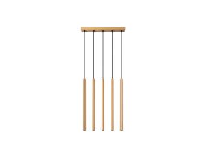 Lampa wisząca PASTELO 5L złota
