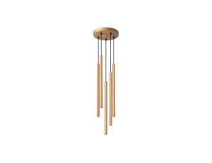 Lampa wisząca PASTELO 5P złota