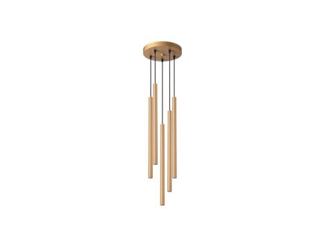 Lampa wisząca PASTELO 5P złota