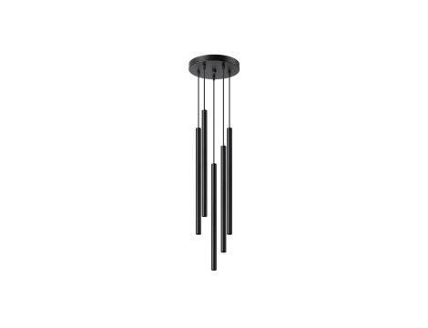 Lampa wisząca PASTELO 5P czarna