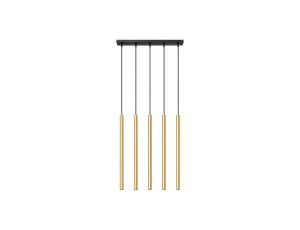 Lampa Wisząca PASTELO 5L złoty połysk