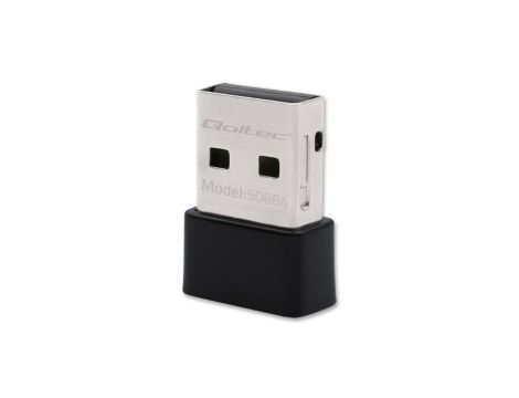 Qoltec Ultraszybki bezprzewodowy Mini Adapter USB Wi-Fi standard AC 650Mbps