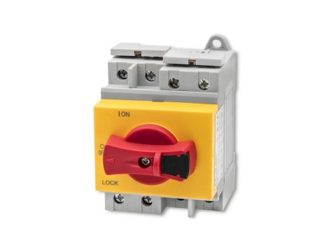 Qoltec Rozłącznik izolacyjny DC z funkcją blokady Wyłącznik główny 1200V 32A 8kV 4P