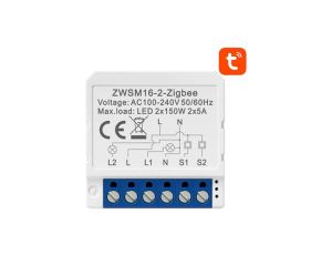 Inteligentny przełącznik dopuszkowy ZigBee Avatto ZWSM16-W2 TUYA