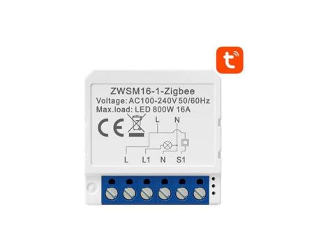 Inteligentny przełącznik dopuszkowy ZigBee Avatto ZWSM16-W1 TUYA