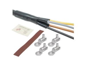 Mufa kablowa termokurczliwa z końcówkami kablowymi ze śrubą zrywalną MSLS240 Al/Cu 4x120-240mm 1kV 2xśruba Al MSLS2402A12