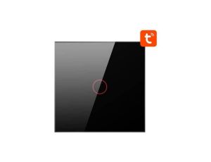 Dotykowy Włącznik Światła ZigBee Avatto ZTS02-EU-B1 Pojedynczy TUYA (czarny)