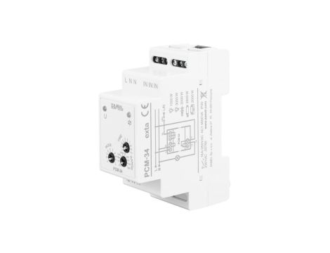 Przekaźnik czasowy przełączany w zerze wielofunkcyjny 230V AC PCM-34 EXT10000308