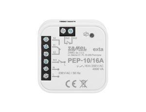 Moduł przekaźnika bezpotencjałowego dopuszkowy 16A 230V PEP-10/16A EXT10000320