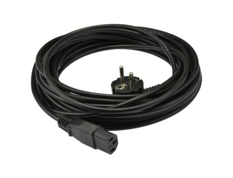 Kabel zasilający OWY do komputera z wtyczką IEC320 C13 10A czarny 10m