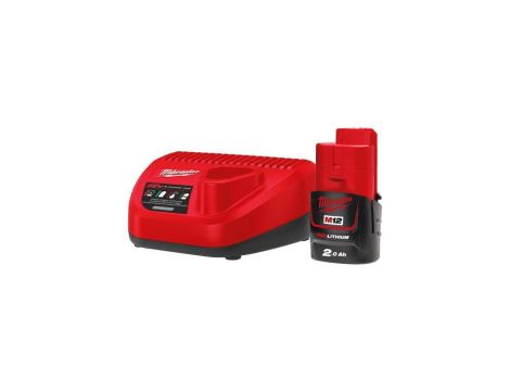 Zestaw ładowarka + akumulator 2.0 Ah M12 NRG PACK NRG-201 4933451900