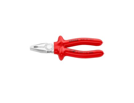 Szczypce uniwersalne chromowane VDE 1000V 180mm KNIPEX 03 07 180