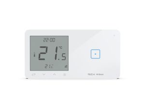 SINUM WSR-01mP Regulator pokojowy + włącznik jednopolowy prawy kolor biały