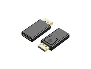 Adapter DisplayPort - HDMI FHD@60 (wtyk / gniazdo) czarny
