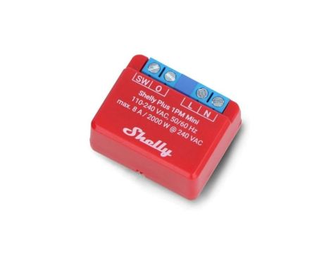 Shelly Inteligentny Przełącznik Plus Mini 1PM Wi-Fi 3800235265666