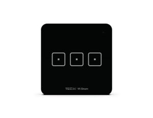 SINUM WS-03 Włącznik trójpolowy kolor czarny