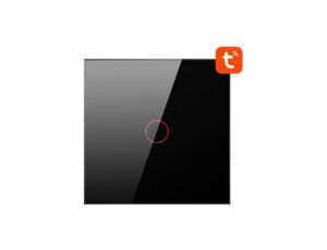Dotykowy Włącznik Światła WiFi Avatto TS02-EU-B1 Pojedynczy TUYA (czarny)