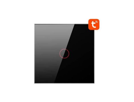Dotykowy Włącznik Światła WiFi Avatto TS02-EU-B1 Pojedynczy TUYA (czarny)