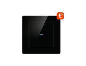 Dotykowy Włącznik Światła WiFi Avatto N-TS10-B1 Pojedynczy TUYA (czarny)