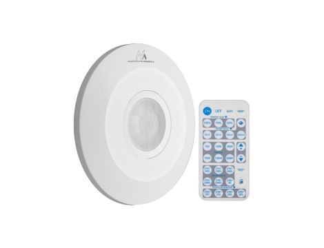 Czujnik ruchu PIR Maclean, na podczerwień, z pilotem, max.2000W, MCE467