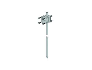 Uziom jednolity - iglica 1,5m łącznik iglicy, złącze krzyżowe, pobijak ocynk galwaniczny R.8134G