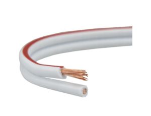Przewód głośnikowy SMYp 2x0,35 biały CU miedź Elektrokabel 100m