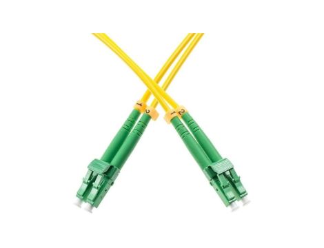 Patchcord światłowodowy FO SM LC/APC-LC/APC duplex 9/125 1m
