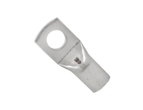 Końcówka rurowa oczkowa z otworem kontrolnym typ KCS 16mm / M8 miedziana cynowana galwanicznie