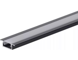 Profil led Basic Plus 2m czarny z osłoną czarną BL