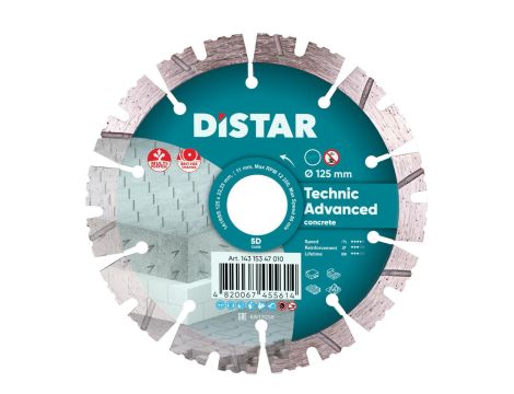 DISTAR TARCZA DIAMENTOWA TECHNIC ADVANCED 125 x 2,2/1,4 x 11 x 22,23-10