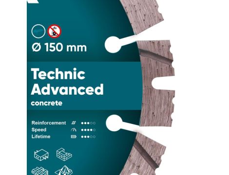 DISTAR TARCZA DIAMENTOWA TECHNIC ADVANCED 150 x 2,3/1,5 x 11 x 22,23-12 - 3