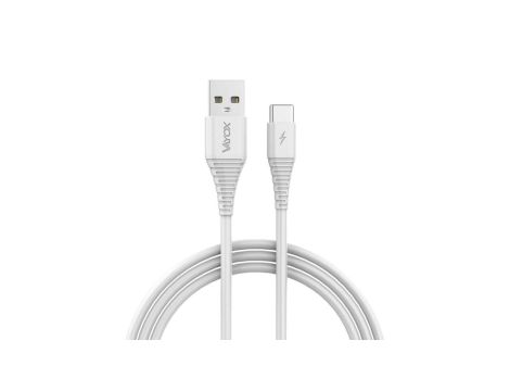 Kabel USB - USB typ C 1m biały VA0056 Vayox