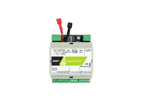 Moduł komunikacyjny LTE 4G/2G, 17VAC/24VDC, 8 wejść, 4 wyjścia, BasicLTE-PS-D4M
