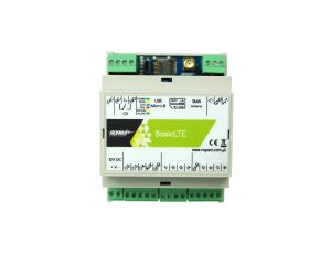 Moduł komunikacyjny LTE 4G/2G, 12VDC, 8 wejść, 4 wyjścia, obudowa DIN 4M, BasicLTE-D4M