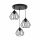 ORNO LAMPA WISZĄCA WAYA 3 P MAX 3x60W E27 CZARNA