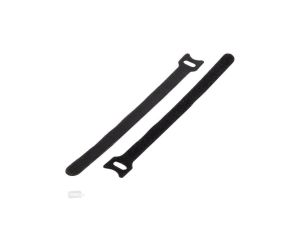 Opaska kablowa wielokrotnego użytku z rzepem czarna 150x12mm 5szt / 18208