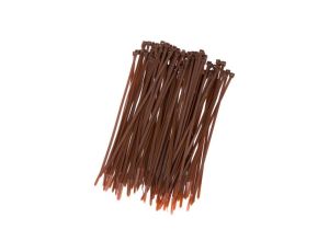 Opaska kablowa 150x3,6mm brązowa 38274 /25szt./