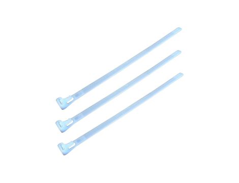 Opaska kablowa wielokrotnego użytku 125x7,6mm biała 08314 /25szt./