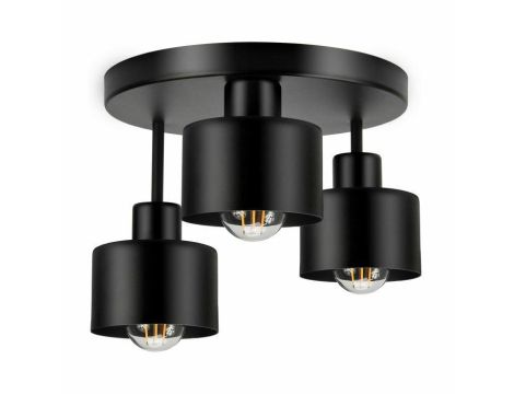 ORNO !LAMPA WISZĄCA RAMOS 3P MAX. 3X60W E27 CZARNA